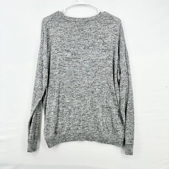 ATHLETA Sweater Women Size XS Heather Grey Mindful Soft Pullover Crewneck Ribbed - Picture 6 of 6